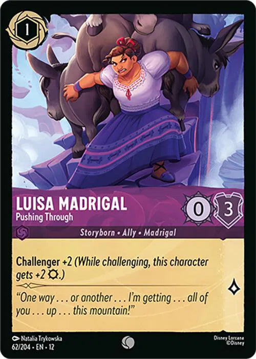 Luisa Madrigal - Pushing Through 62/204 · Normal (Wilds Unknown)