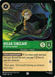 Helga Sinclair - No Backup Needed 73/204 · Normal (Wilds Unknown)