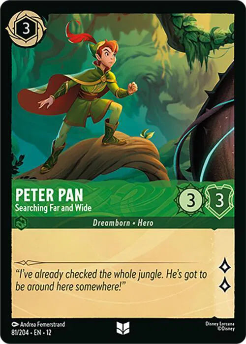 Peter Pan - Searching Far and Wide 81/204 (Wilds Unknown)
