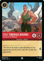 Lyle Tiberius Rourke - Looking for His Moment 105/204 · Normal (Wilds Unknown)