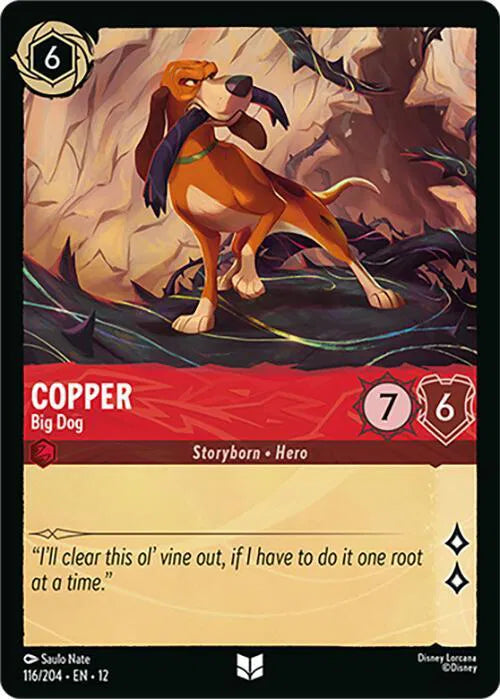 Copper - Big Dog 116/204 · Normal (Wilds Unknown)
