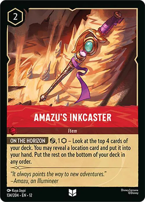 Amazu's Inkcaster 134/204 · Normal (Wilds Unknown)