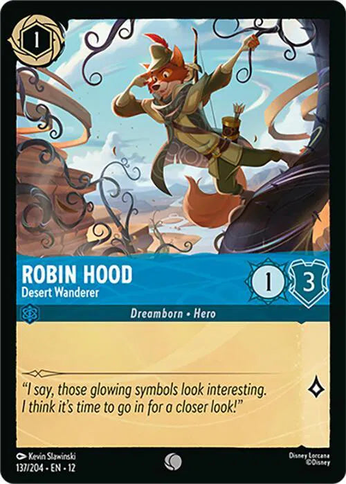 Robin Hood - Desert Wanderer 137/204 · Normal (Wilds Unknown)