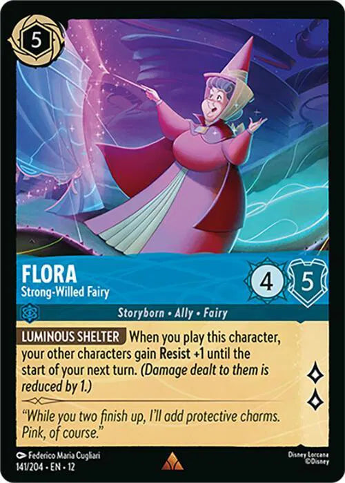 Flora - Strong-Willed Fairy 141/204 (Wilds Unknown)