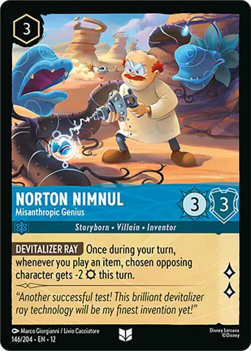 Norton Nimnul - Misanthropic Genius 146/204 · Normal (Wilds Unknown)
