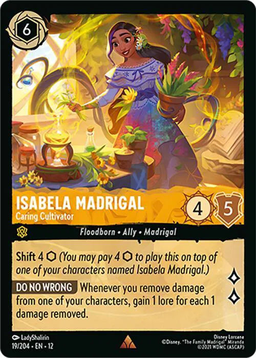 Isabela Madrigal - Caring Cultivator 19/204 · Normal (Wilds Unknown)