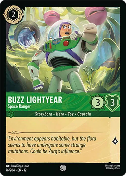 Buzz Lightyear - Space Ranger 76/204 · Normal (Wilds Unknown)