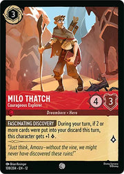 Milo Thatch - Courageous Explorer 108/204 · Normal (Wilds Unknown)