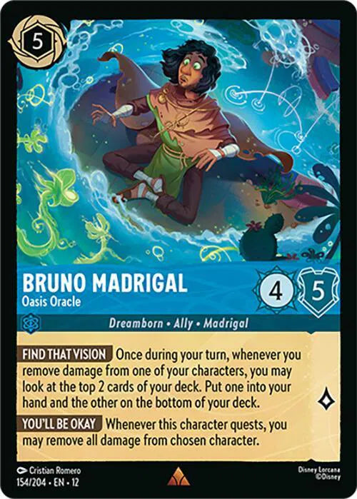 Bruno Madrigal - Oasis Oracle 154/204 · Normal (Wilds Unknown)