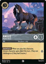 Angus - Mighty Horse 174/204 · Normal (Wilds Unknown)