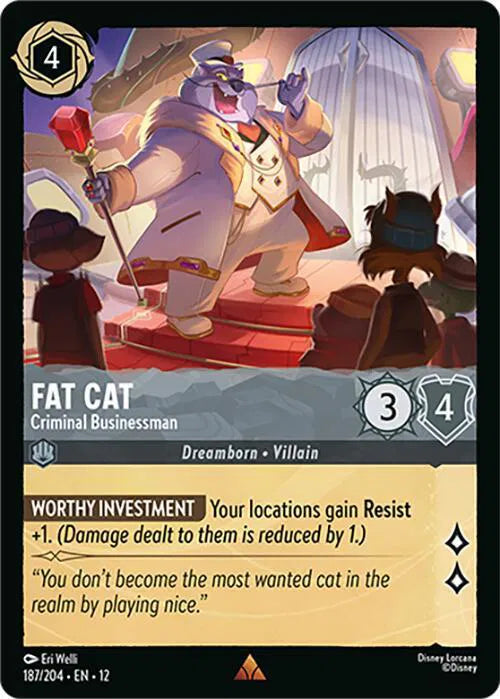 Fat Cat - Criminal Businessman 187/204 · Normal (Wilds Unknown)