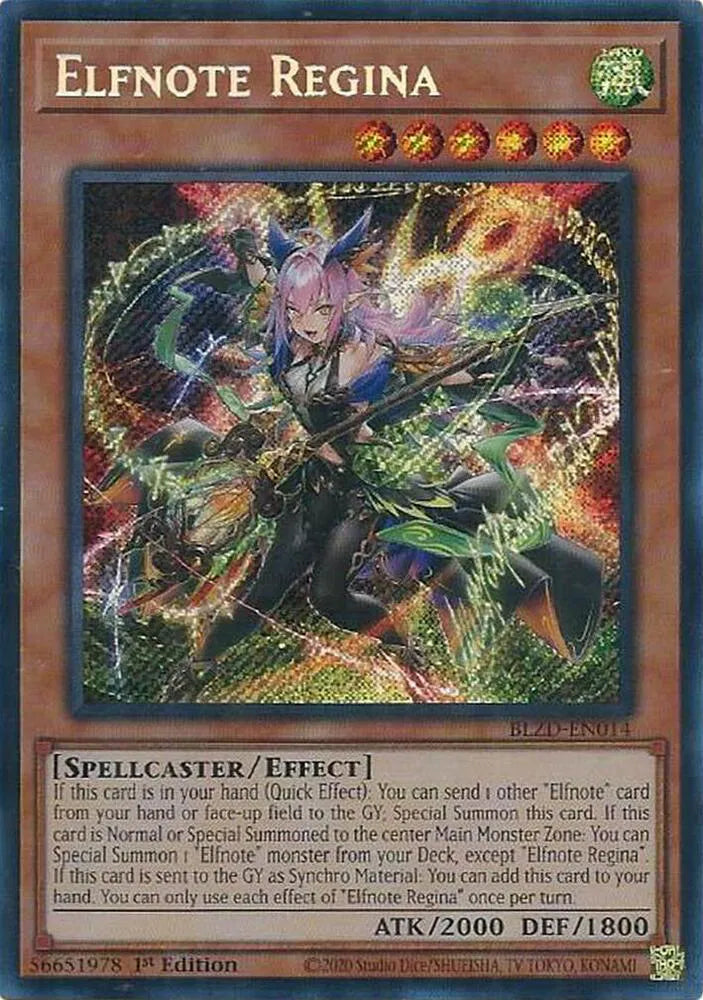 Elfnote Regina BLZD-EN014 (Blazing Dominion)