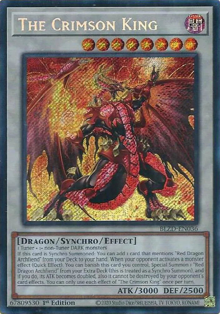 The Crimson King BLZD-EN036 (Blazing Dominion)