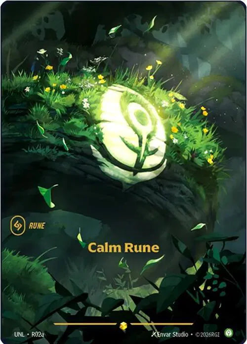 Calm Rune (Alternate Art) R02a (Unleashed)