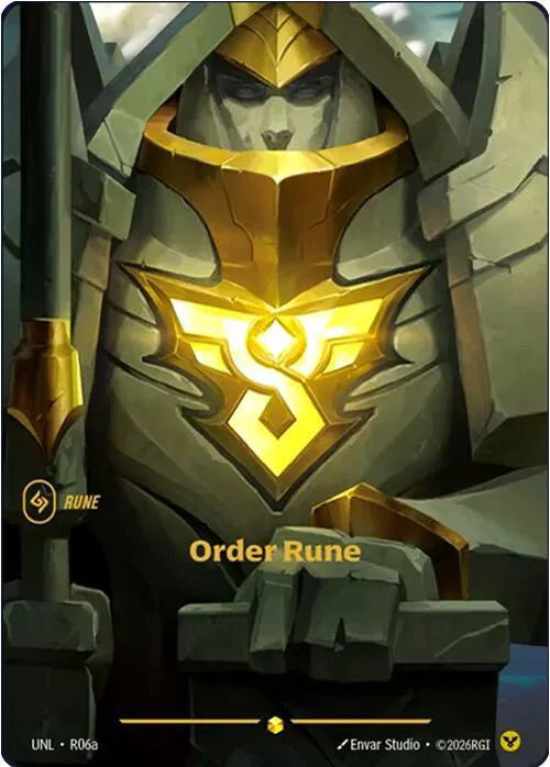 Order Rune (Alternate Art) R06a (Unleashed)
