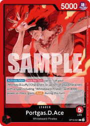 Portgas.D.Ace OP16-001 · Normal (The Time of Battle)
