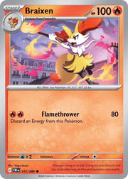 Braixen 012/086 · Normal (Chaos Rising)