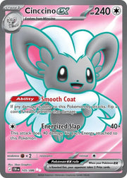 Cinccino ex Chaos Rising Ultra Rare 105/086