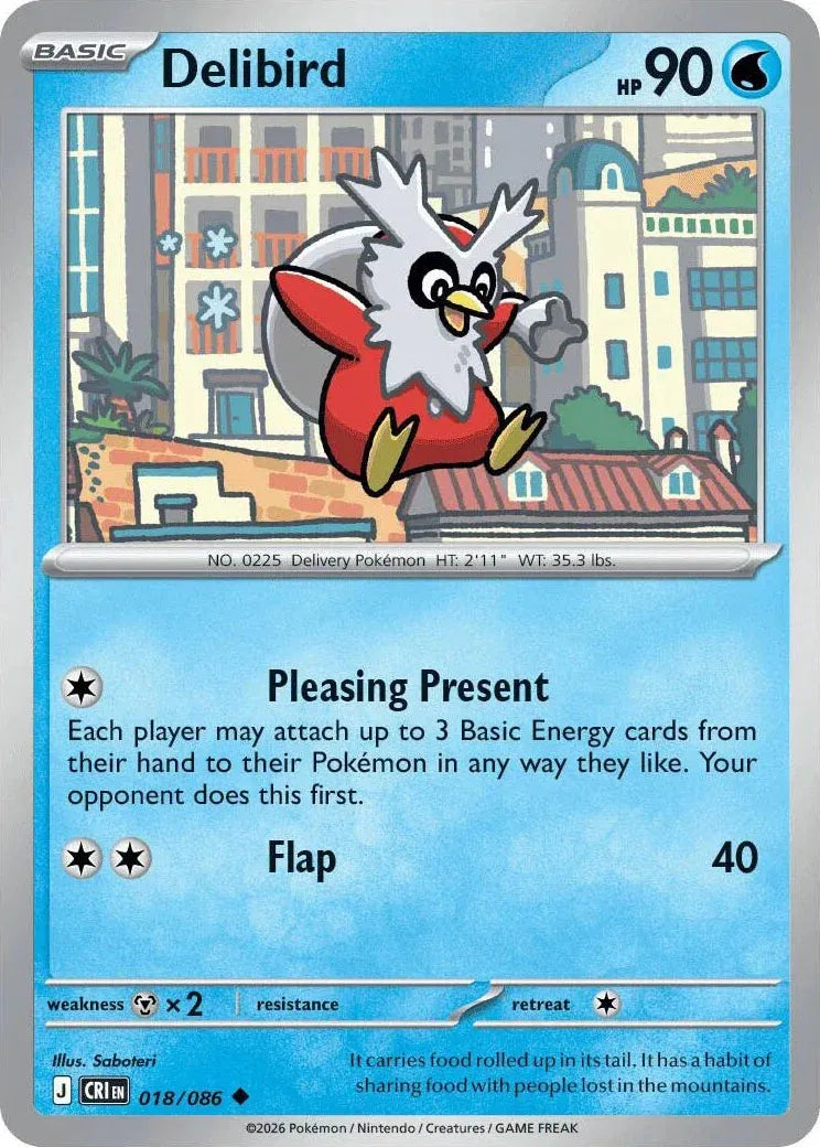 Delibird 018/086 (Chaos Rising)