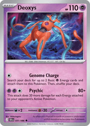 Deoxys 031/086 (Chaos Rising)