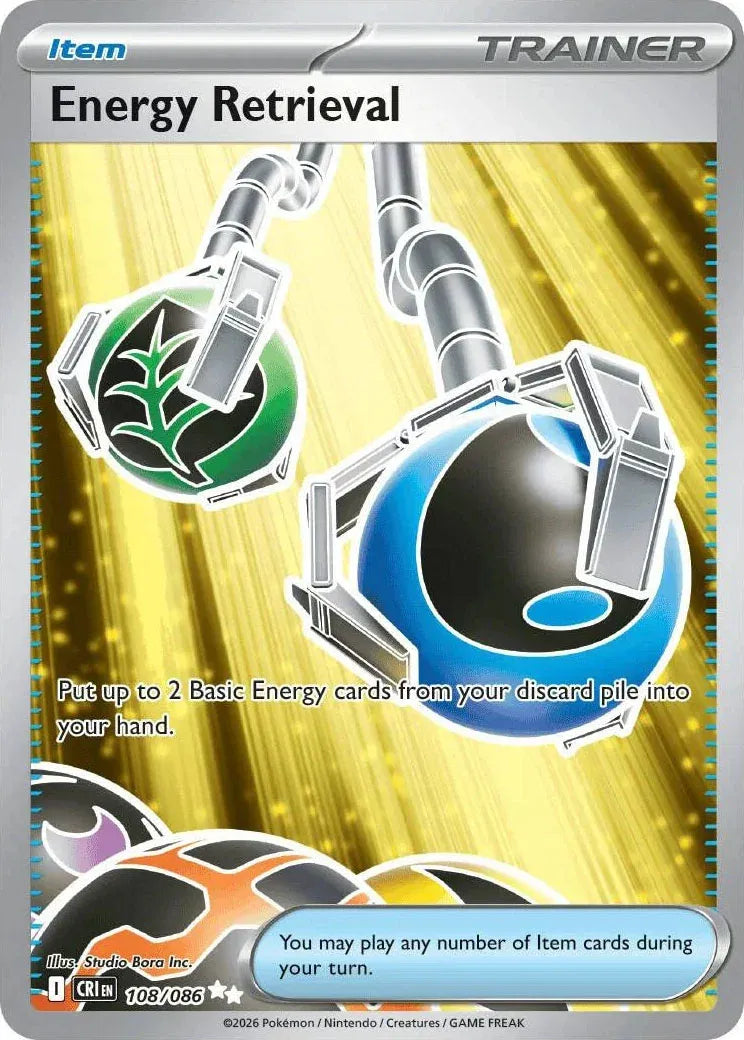 Energy Retrieval Chaos Rising Ultra Rare 108/086