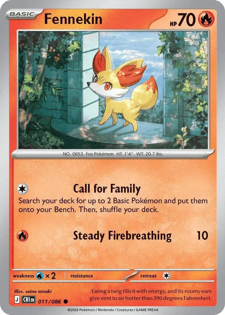Fennekin 011/086 (Chaos Rising)