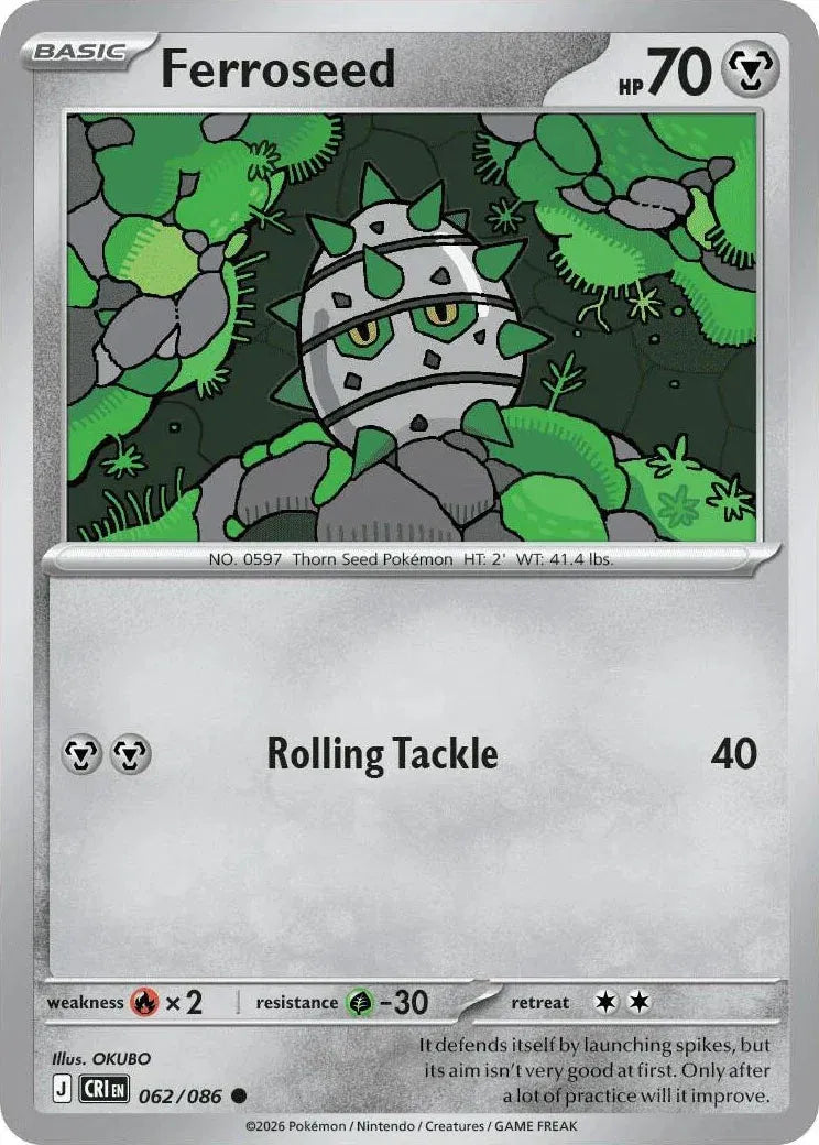 Ferroseed 062/086 (Chaos Rising)