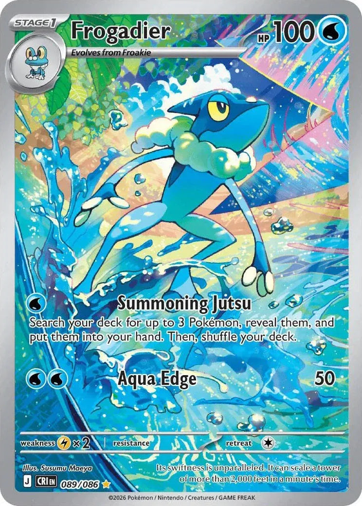 Frogadier 089/086 · Holofoil (Chaos Rising)