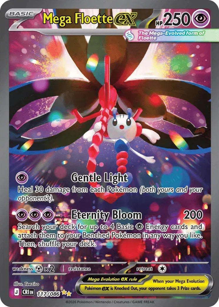 Mega Floette ex 117/086 (Chaos Rising)