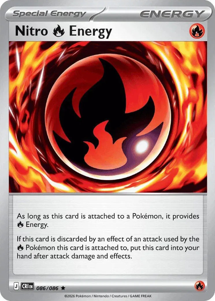 Nitro Fire Energy 086/086 (Chaos Rising)