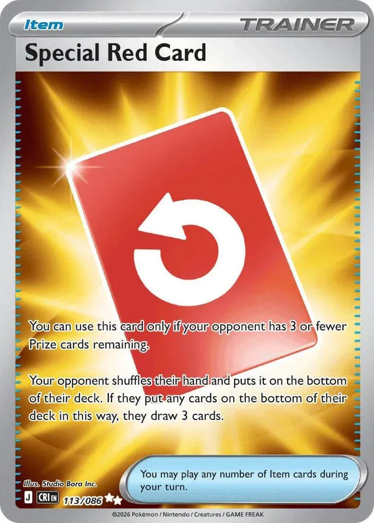 Special Red Card 113/086 - Chaos Rising - Ultra Rare