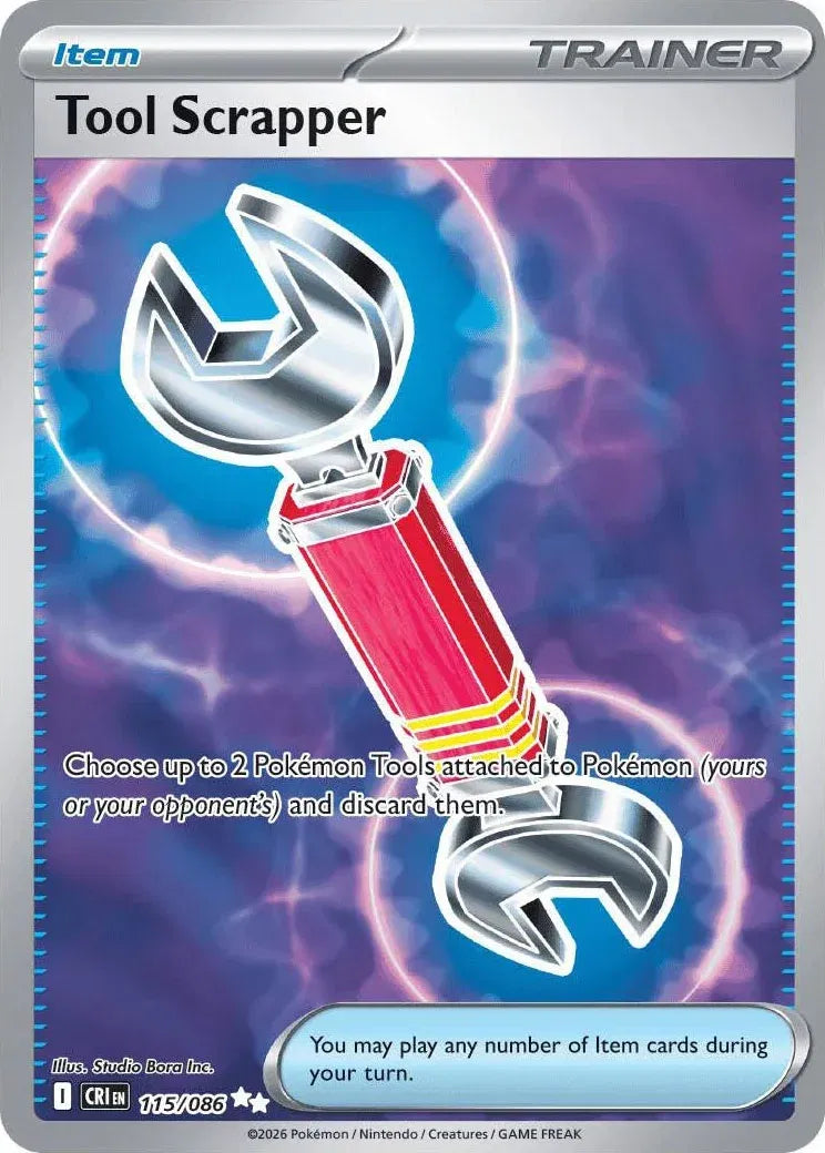 Tool Scrapper 115/086 · Holofoil (Chaos Rising)