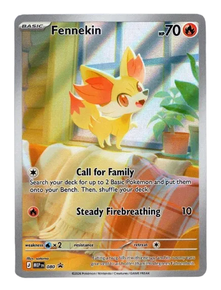 Fennekin Mega Evolution Promos Promo 080