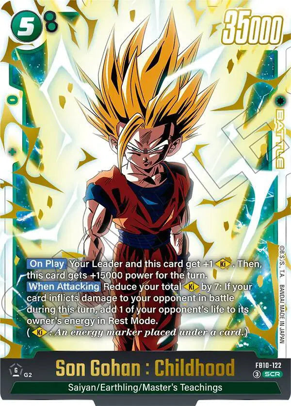 Son Gohan : Childhood - FB10-122 (Cross Force)