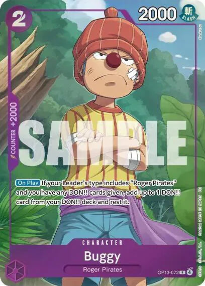 Buggy (Premium Card Collection -Best Selection Vol. 6-) OP13-072 · Collection Box (One Piece Promotion Cards)