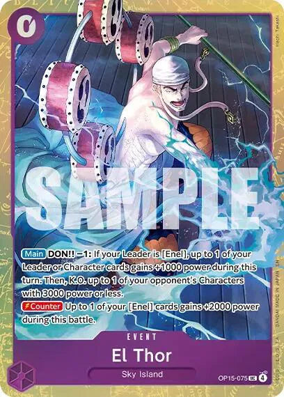El Thor (Premium Card Collection -Best Selection Vol. 6-) OP15-075 · Collection Box (One Piece Promotion Cards)