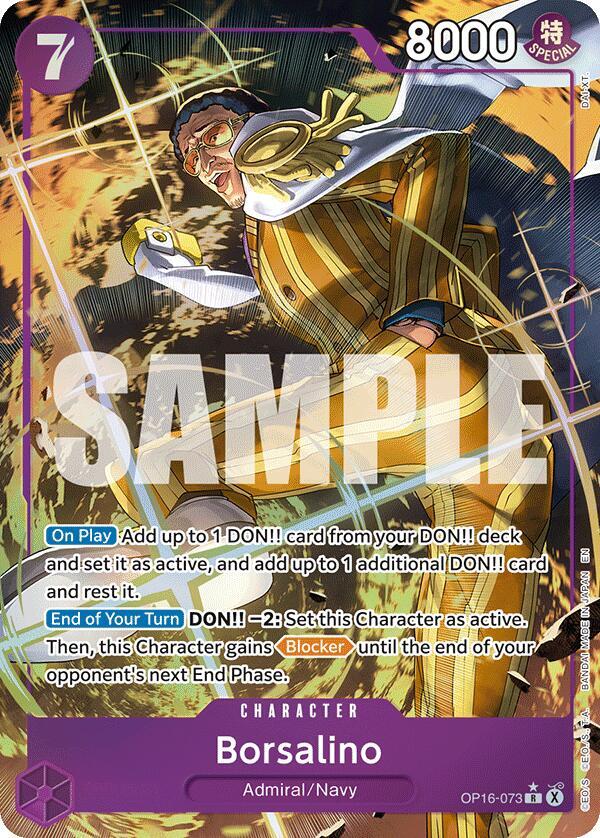 Borsalino (Alternate Art) OP16-073 (The Time of Battle)