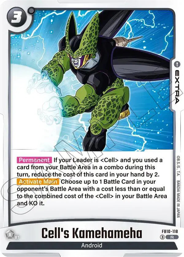 Cell's Kamehameha FB10-118 (Cross Force)