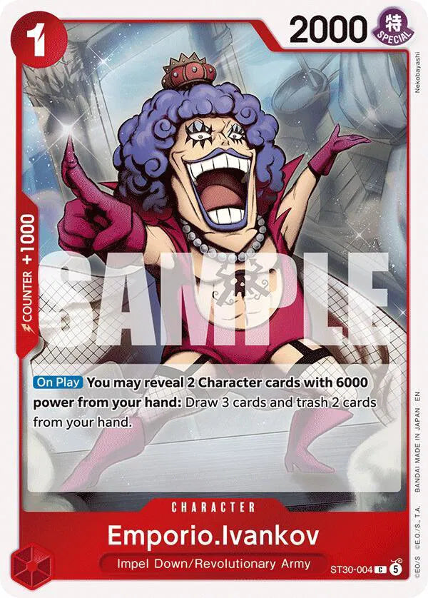 Emporio.Ivankov ST30-004 · Foil (Starter Deck EX: Luffy & Ace)