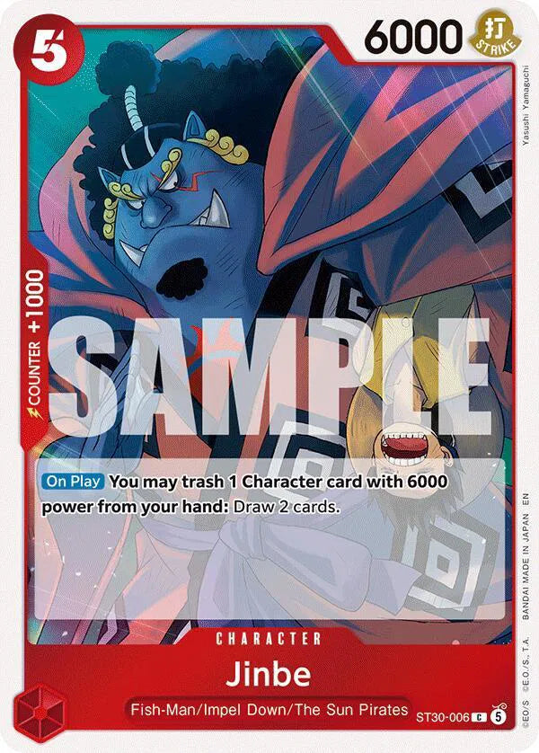 Jinbe ST30-006 · Foil (Starter Deck EX: Luffy & Ace)