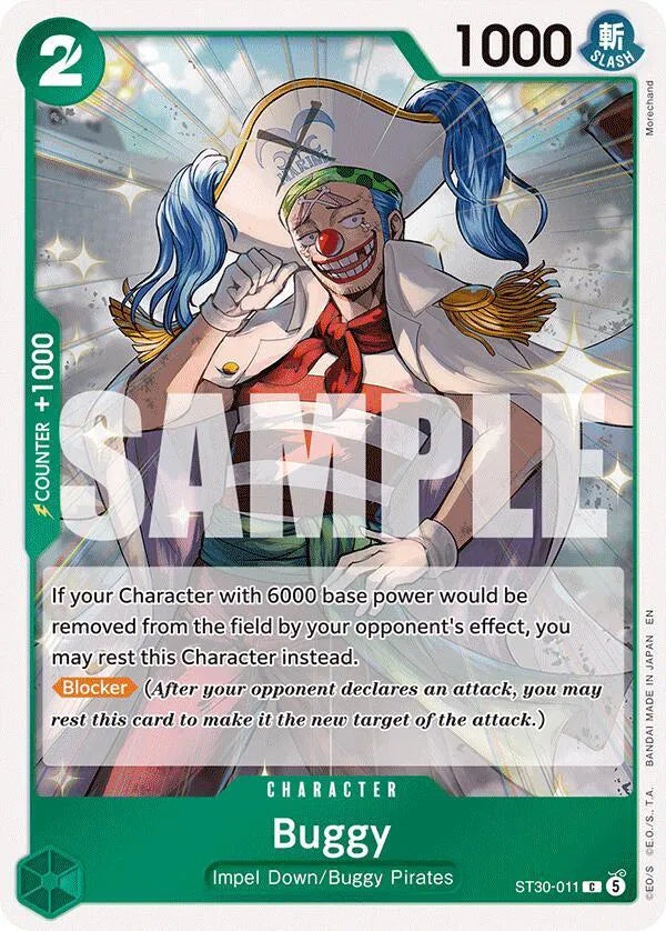 Buggy ST30-011 · Foil (Starter Deck EX: Luffy & Ace)