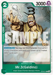Mr.3(Galdino) ST30-014 · Foil (Starter Deck EX: Luffy & Ace)