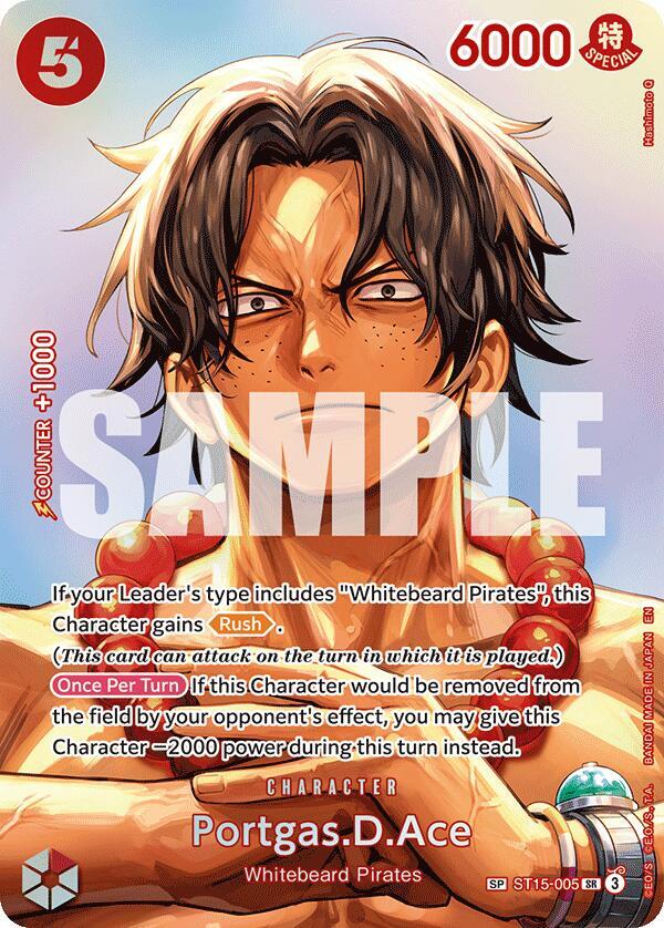 Portgas.D.Ace (SP) ST15-005 (The Time of Battle)