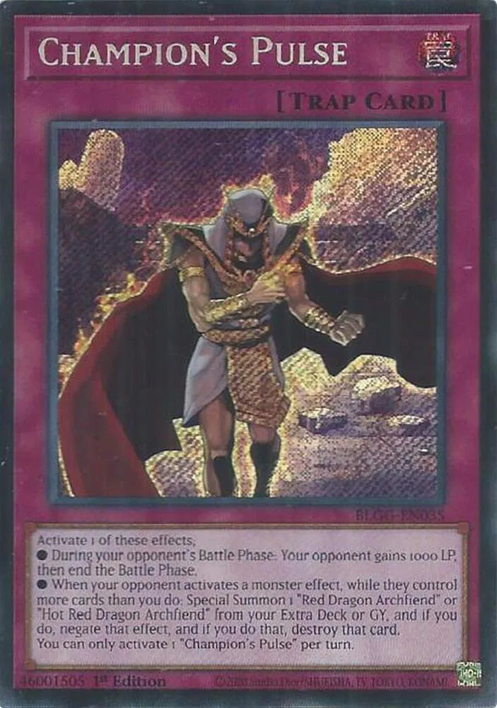 Champion's Pulse BLGG-EN035 (Battles of Legend: Glorious Gallery)