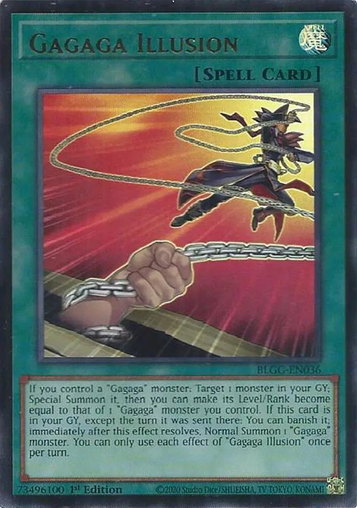 Gagaga Illusion BLGG-EN036 · 1st Edition (Battles of Legend: Glorious Gallery)