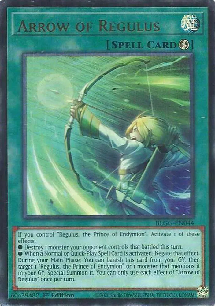 Arrow of Regulus BLGG-EN044 · 1st Edition (Battles of Legend: Glorious Gallery)