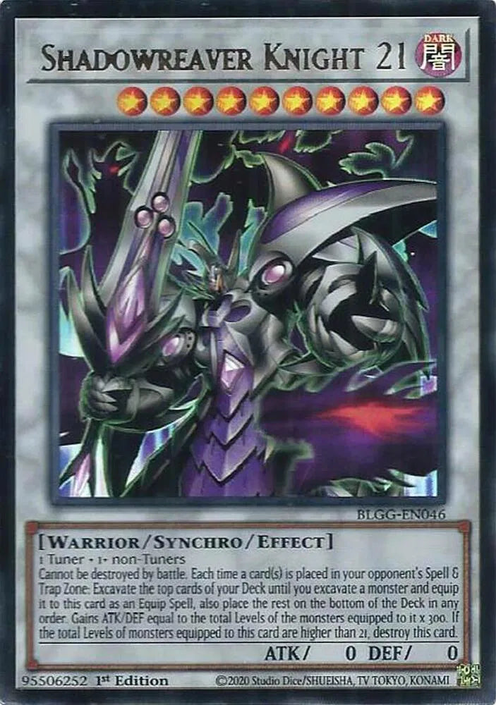 Shadowreaver Knight 21 BLGG-EN046 · 1st Edition (Battles of Legend: Glorious Gallery)