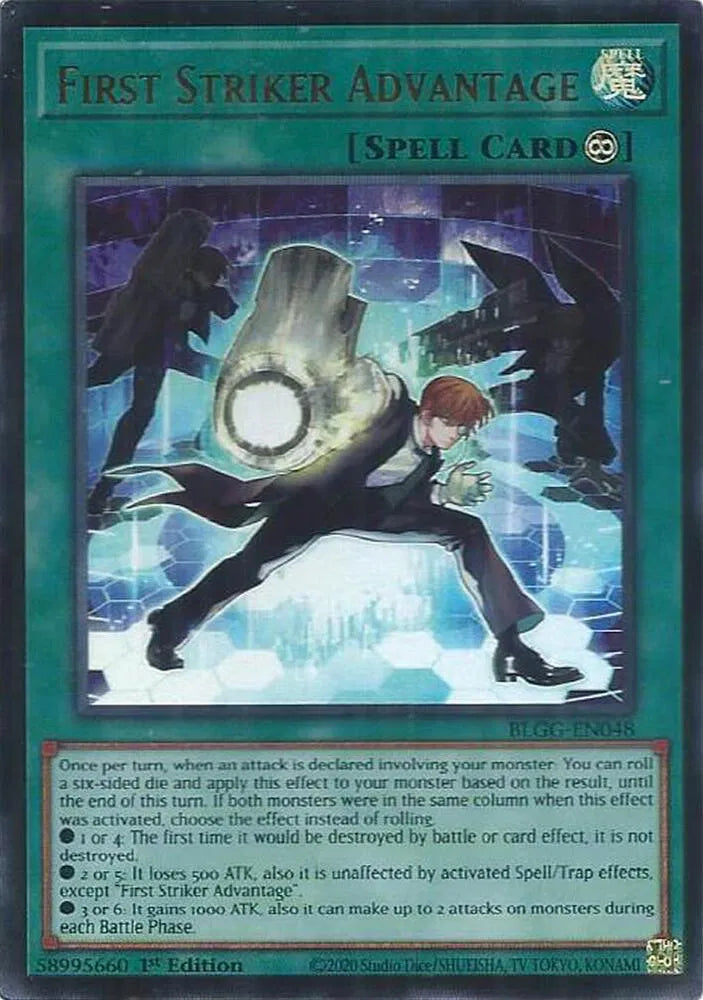 First Striker Advantage BLGG-EN048 · 1st Edition (Battles of Legend: Glorious Gallery)