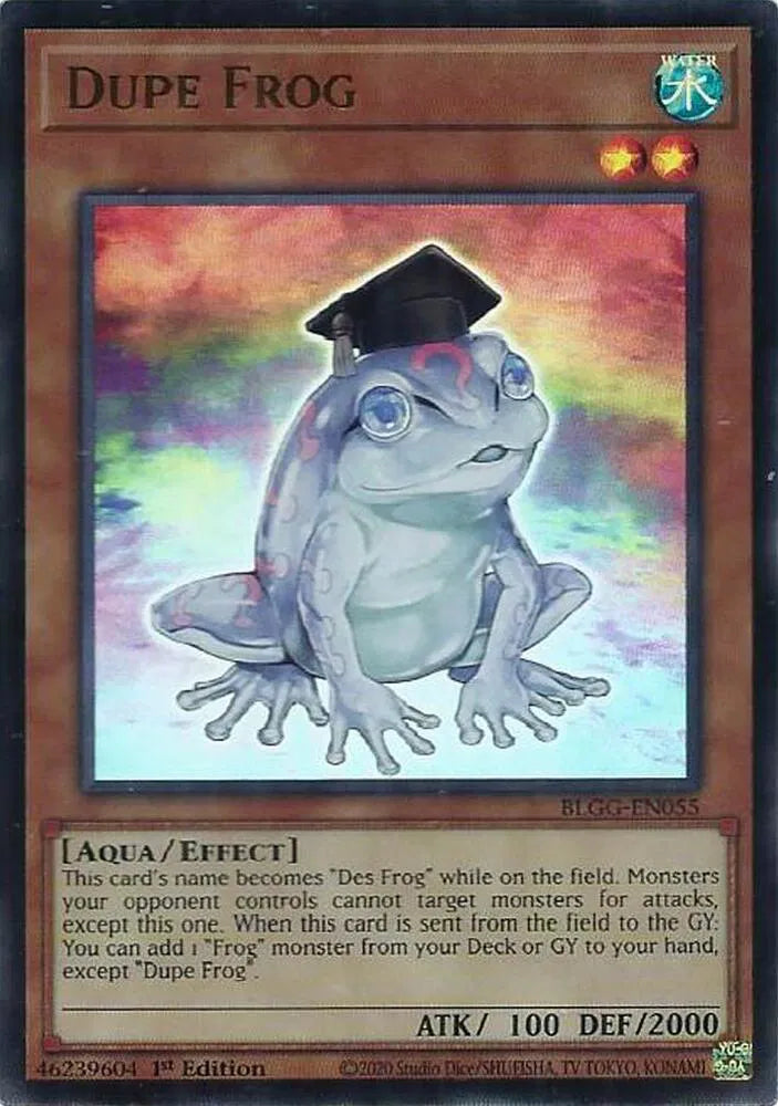 Dupe Frog BLGG-EN055 · 1st Edition (Battles of Legend: Glorious Gallery)