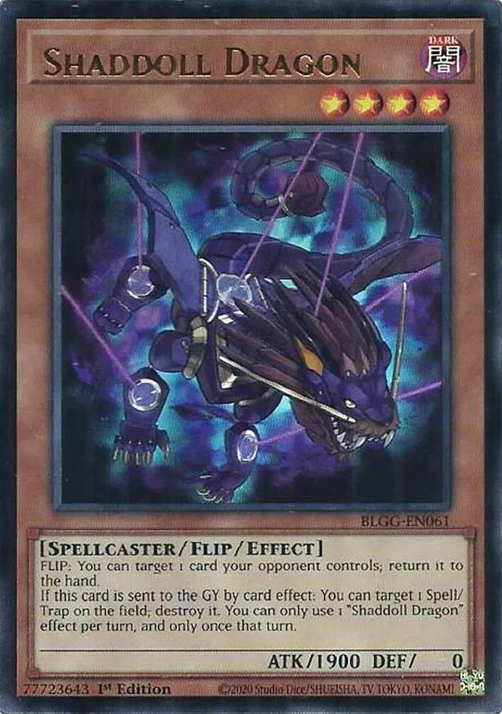 Shaddoll Dragon BLGG-EN061 · 1st Edition (Battles of Legend: Glorious Gallery)